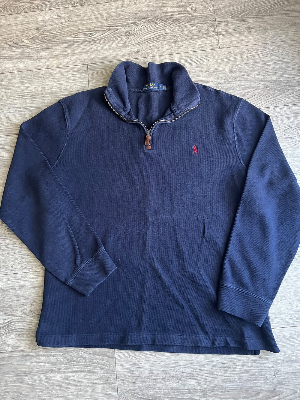 Polo Ralph Lauren Men’s Cotton Quarter Zip Sweater - Size L (64)